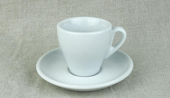 2. Wahl: Extra dickwandige (9 mm) Espresso-Tasse »Milano« | weiss | Nuova Point (max. 65 ml)