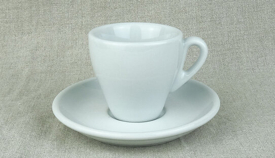 2. Wahl: Extra dickwandige (9 mm) Espresso-Tasse »Milano« | weiss | Nuova Point (max. 65 ml)