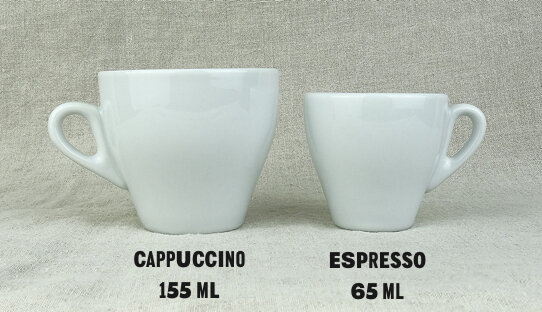2. Wahl: Extra dickwandige (9 mm) Espresso-Tasse »Milano« | weiss | Nuova Point (max. 65 ml)