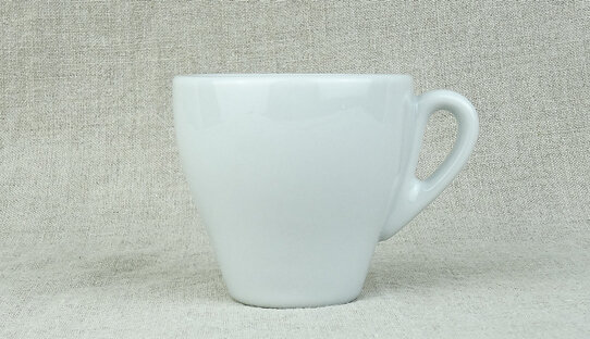 2. Wahl: Extra dickwandige (9 mm) Espresso-Tasse »Milano« | weiss | Nuova Point (max. 65 ml)
