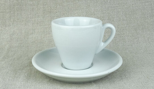 2. Wahl: Extra dickwandige (9 mm) Espresso-Tasse »Milano« | weiss | Nuova Point (max. 65 ml)