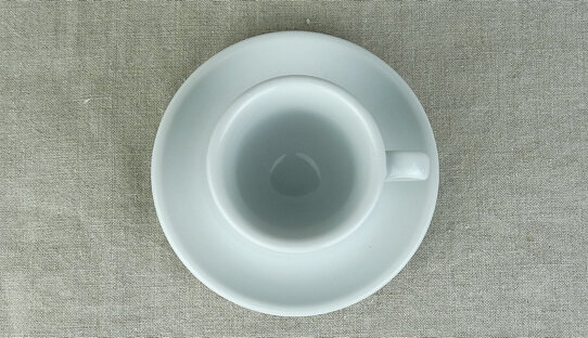 2. Wahl: Extra dickwandige (9 mm) Espresso-Tasse »Milano« | weiss | Nuova Point (max. 65 ml)