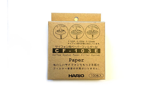 Origina-Ersatzteil: Papier-Filter für Hario Syphon | Technica, Next, Sommelier | 100 Stück | Made in Japan