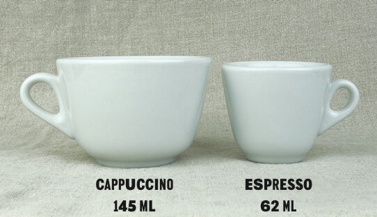 2. Wahl: Dickwandige Cappuccino-Tasse »Genova« | weiss | Nuova Point (max. 145 ml)