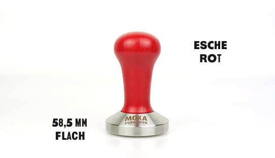 Moka Consorten Tamper special edition #3 | ø 58,5 mm | flach | verschiedene Griffe | Made in Italy