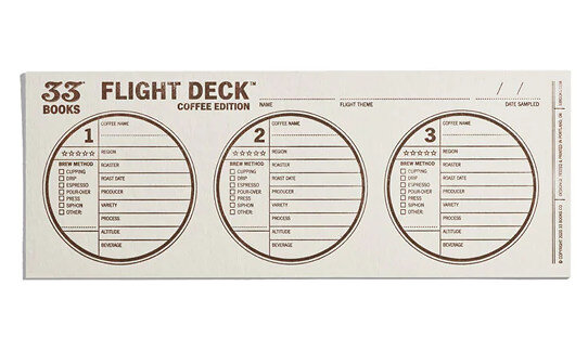 Notiz-Pappen für Kaffee-Cupping | Handprinted in the USA