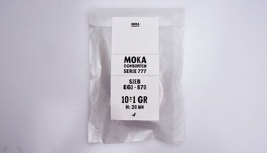 Moka 777-Serie | E61 | 10±1 gr | Präzisions-Sieb | ridgeless | H 20 mm