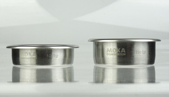 Moka 777-Serie | Präzisions-Sieb | 10±1 gr | E61 | ridgeless | H 20 mm