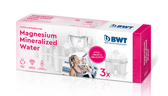 Original-Ersatzteil: 3 x Kartuschen für BWT Tischwasserfilter Penguin | Magnesium Mineralized Water | Made in Austria