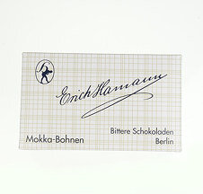 Mokka-Bohnen | Erich Hamann Bittere Schokoladen | 75 gr | 60% Kakao | Handmade in Berlin