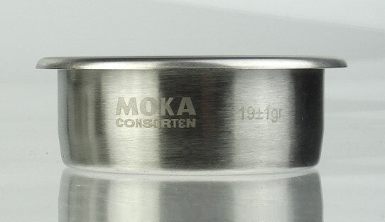 Moka 777-Serie | E61 | 10 bis 19gr | Präzisions-Siebe | ridgeless