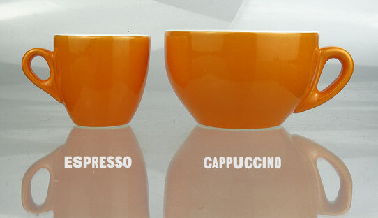 Dickwandige Espresso-Tasse »Bar Italia« | orange | Nuova Point | 56 ml
