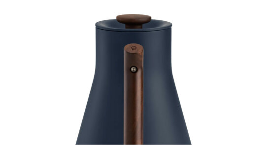 Fellow Wasserkessel »Corvo EKG PRO« | Edelstahl | schwarz + Walnuss-Griff | 0,9 l