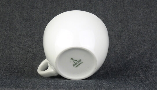 Cappuccino-Tasse | Flat white | »Palermo Competition« | weiss | Made in Italy | Ancap (150 ml)
