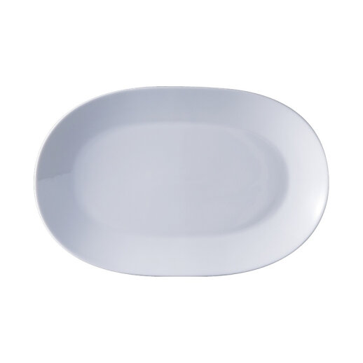 Teller | oval | weiss | 2 Größen | »Milano centrale«