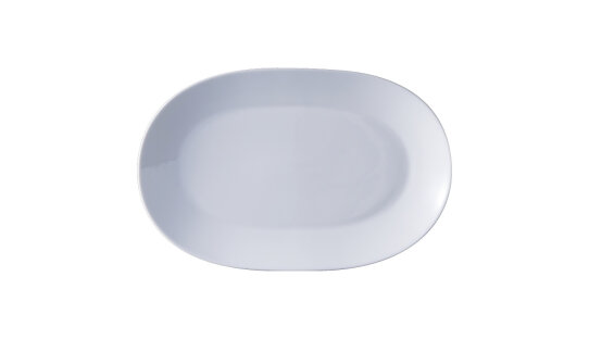Teller | oval | weiss | 2 Größen | »Milano centrale«