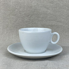 6 x Gastro-Cappuccino-Tasse »Alba« | weiß | A + B-Ware