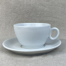 6 x Gastro-Caffelatte-Tasse »Alba« | schwarz...
